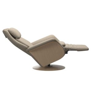 stressless sam wood base reclined